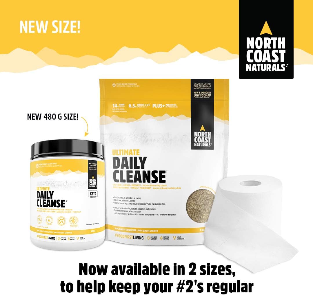 Fit Foods Ultimate Daily Cleanse Powder - 1000g, Natural Detox and Cleanse Supplement
