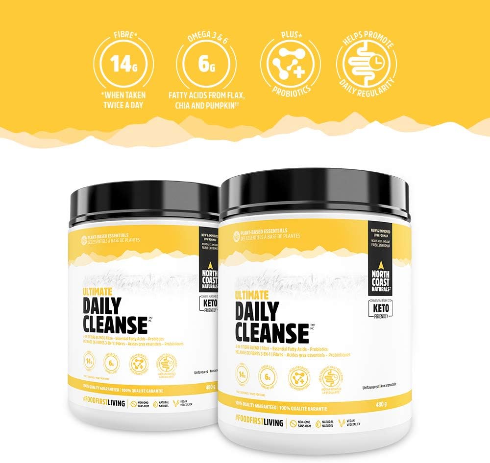 Fit Foods Ultimate Daily Cleanse Powder - 1000g, Natural Detox and Cleanse Supplement