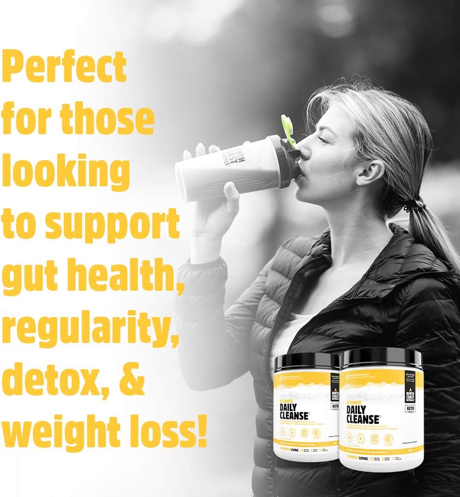 Fit Foods Ultimate Daily Cleanse Powder - 1000g, Natural Detox and Cleanse Supplement