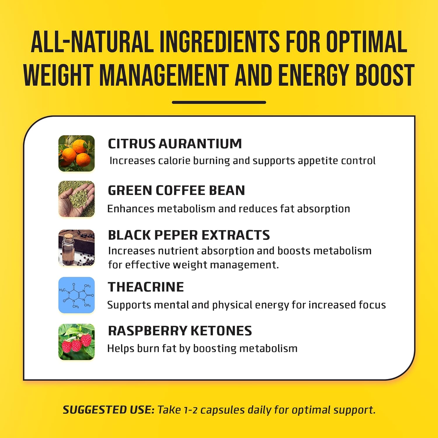 FITKICK CURB'D Capsules - Natural Over-Eating Control, Energy Boost & Healthy Eating Support - 60 Count