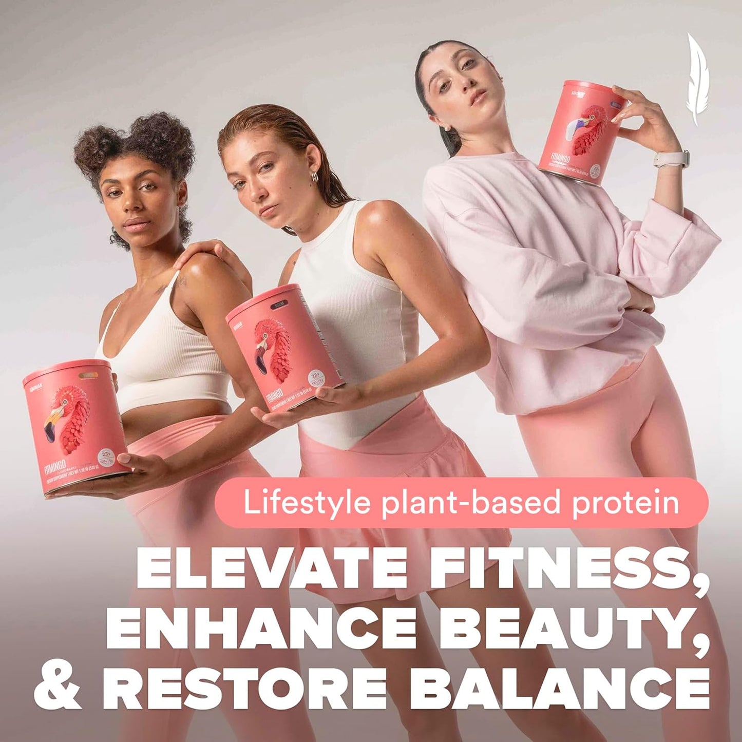 Fitmingo Blueberry Vegan Protein Powder with Inositol, Collagen Boosters, Hyaluronic Acid and Vitamins | Low Carb, Dairy Free, Low Calorie | 23g Plant Based Protein Powder with Myo-Inositol