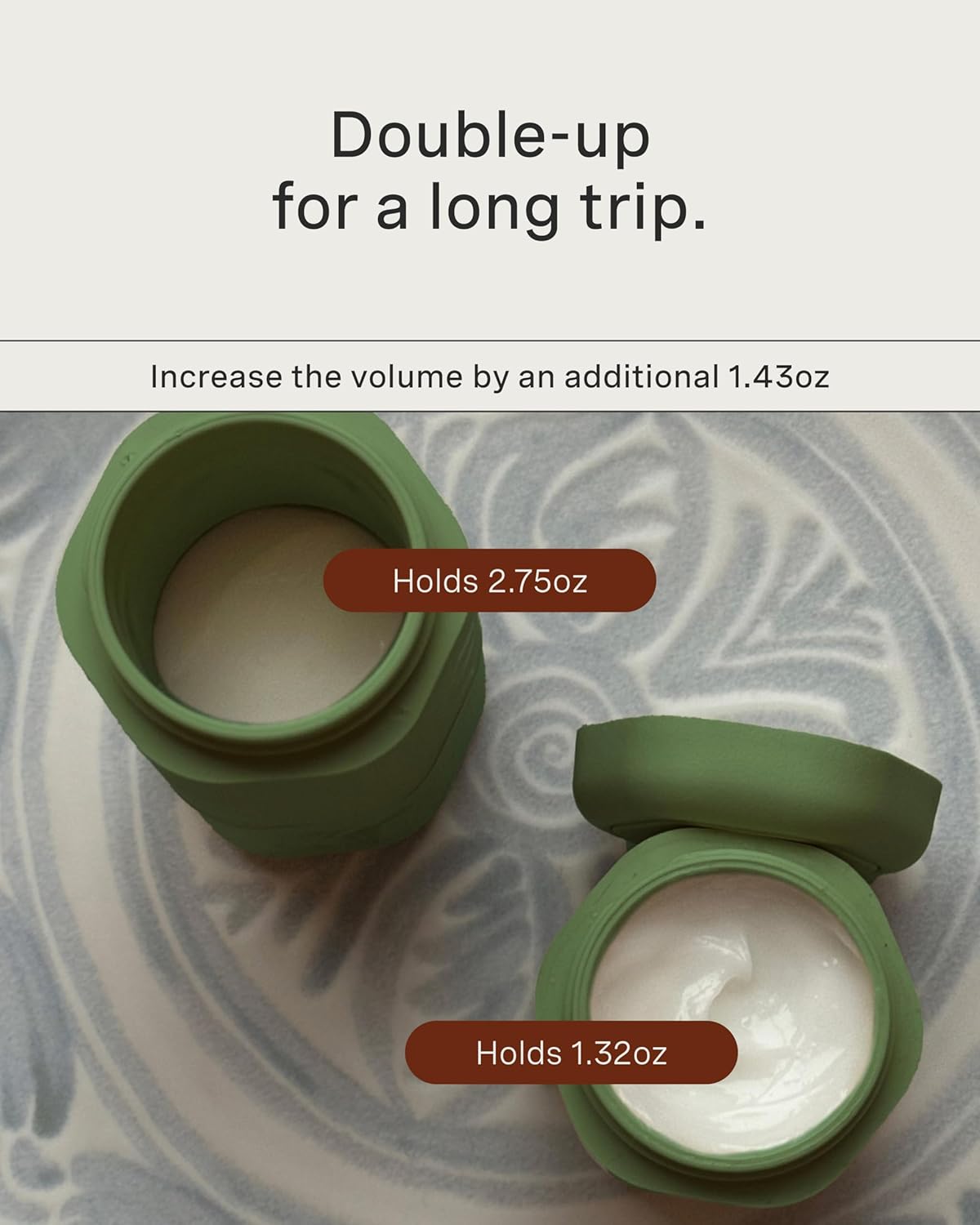 Flex Capsule Container Cadence Extender 3 Pack - Add 1.43 Fl Oz - Eucalyptus Oil Boost