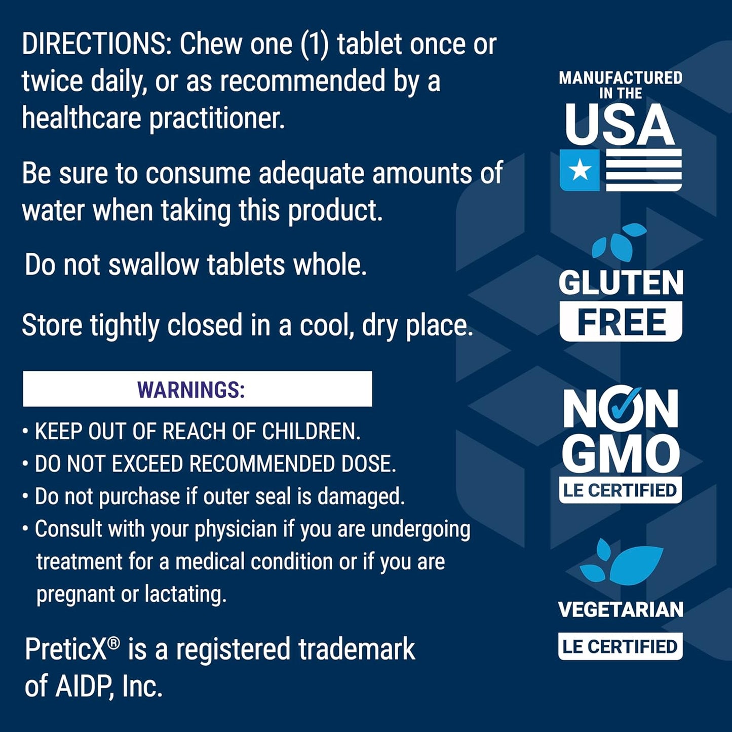 FLORASSIST® Prebiotic Chewable Strawberry Tablets - 1000mg Xylooligosaccharides, Gut Flora Fuel Supplement, Gluten-Free, Non-GMO, Vegetarian - 60 Tablets