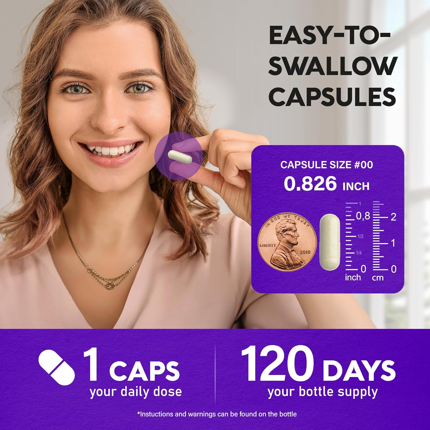 Flush-Free Niacinamide 500mg Supplement with Zinc & Vitamin C - Skin Health & Antioxidant Support - Vegan & Non-GMO - 120 Capsules - Made in USA