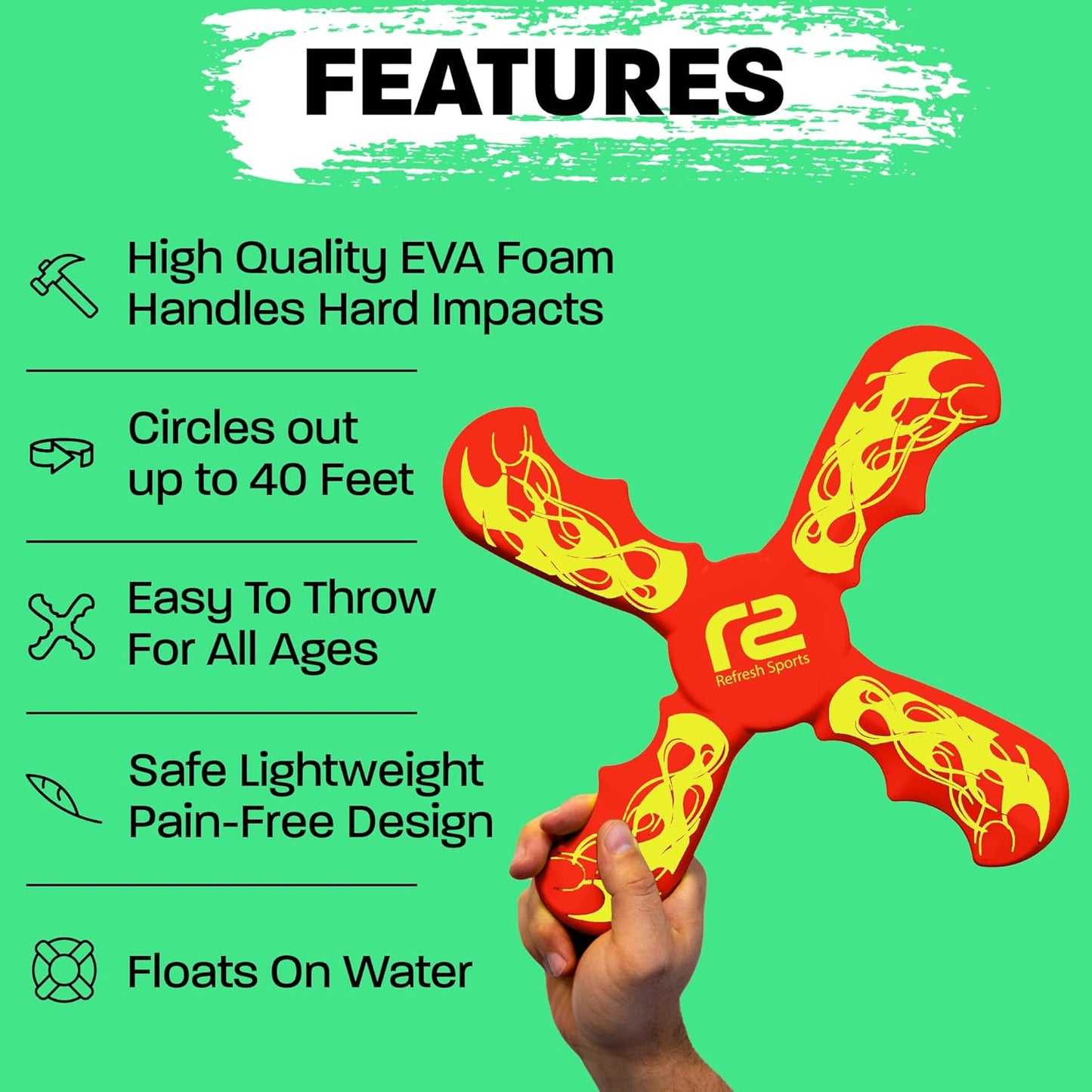 Foam Glider Airplane Toy for Kids: Best Outdoor Easter Gifts for Boys & Girls - Fun Flying Easy Throwing Air Planes for Ages 4-9