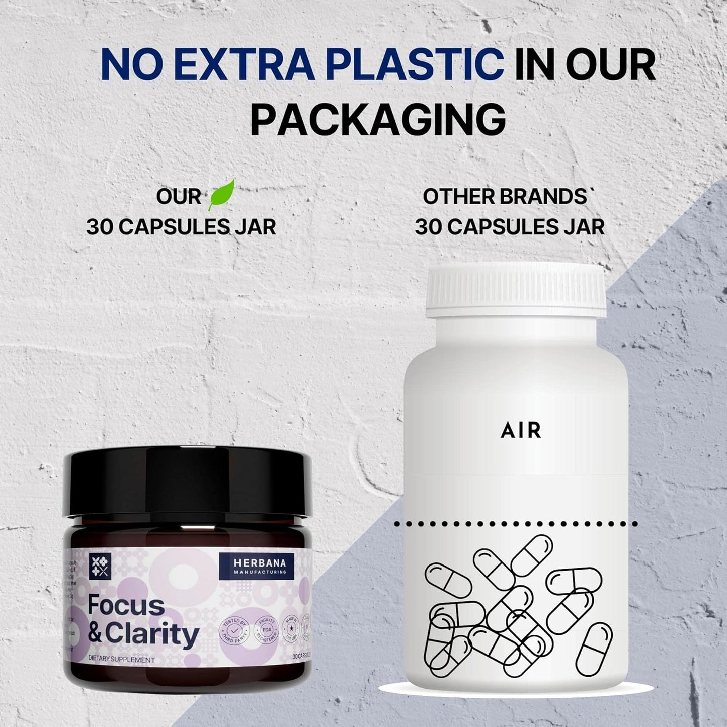 Focus & Clarity Brain Support Capsules for Cognitive Function & Memory Boost with Phenylethylamine HCL, Alpha GPC, L-Tyrosine
