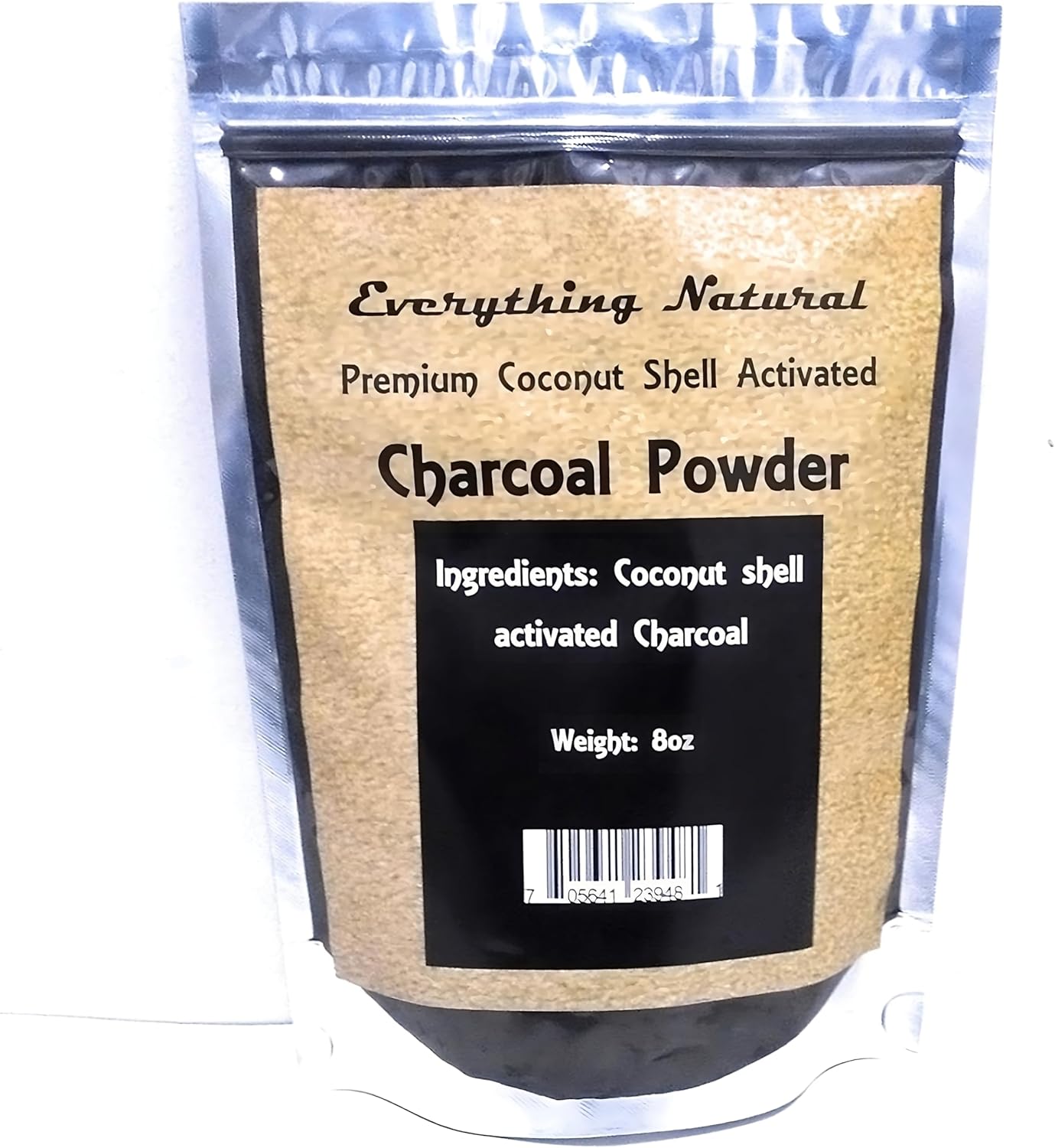 Food Grade Activated Charcoal Powder - Extra Large Size for Natural Detoxification, Teeth Whitening, and Skin Rejuvenation