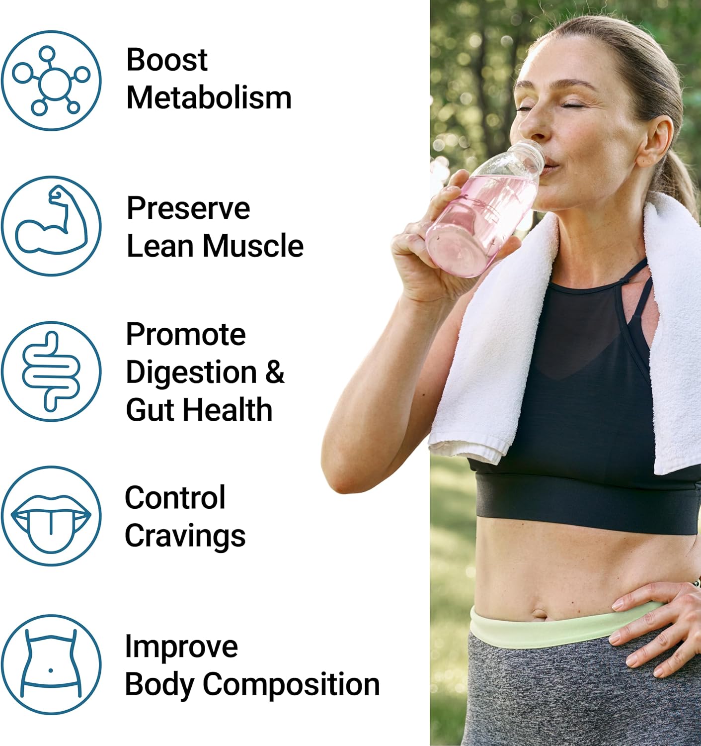 Force Factor Diet Aid Powder: Metabolism Booster & Lean Body Support with 15x More Absorbable Chromium, Tropical Fruit Flavor, 30 Servings