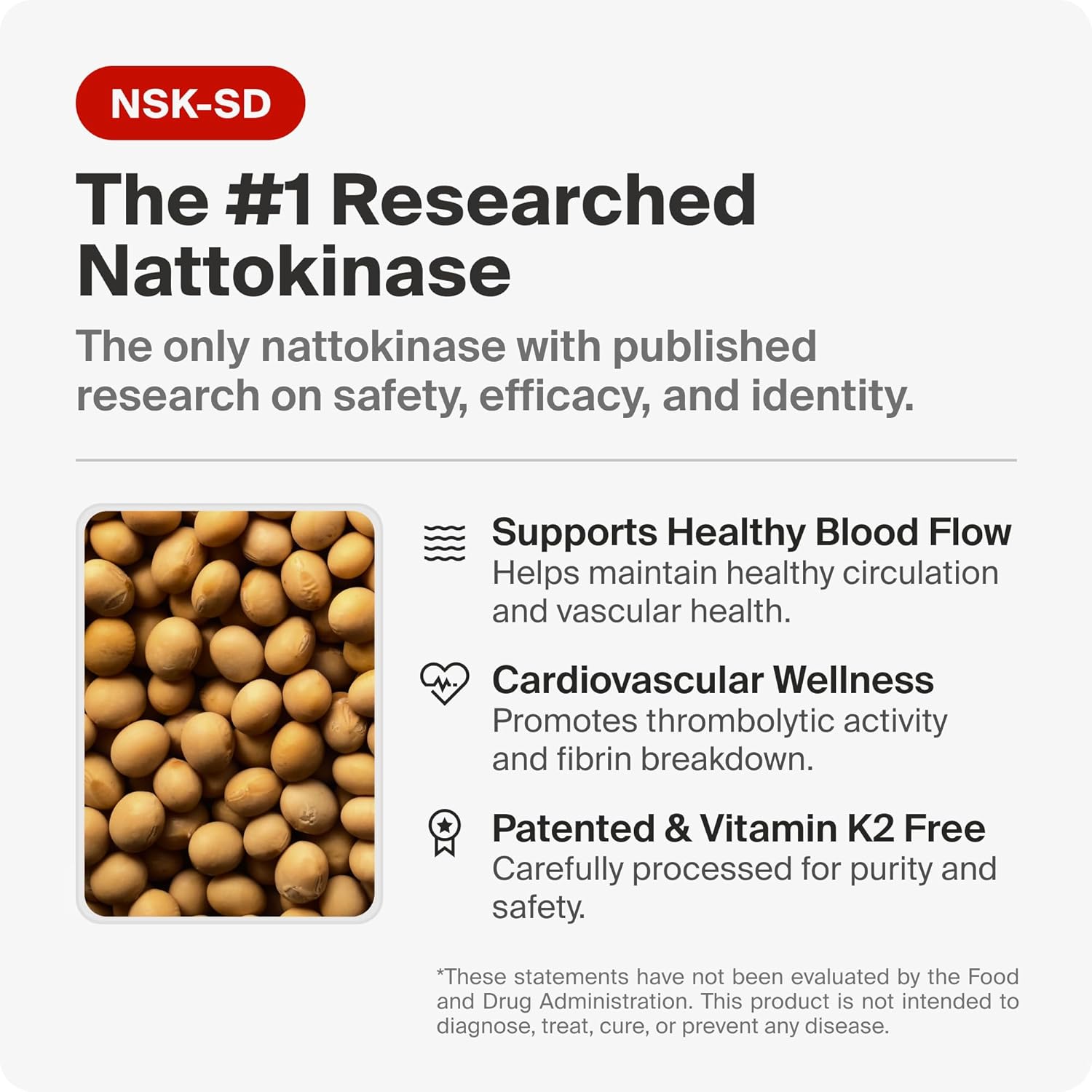 Foreign Protein Cleanse Supplement with Nattokinase, Bromelain, Curcumin, and Molecular Hydrogen - 60 Count Pack