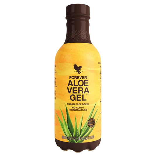 Forever Living Aloe Vera Gel - Pure Inner Leaf Juice, 99.7% Aloe Content, Preservative-Free, 33.8 fl oz