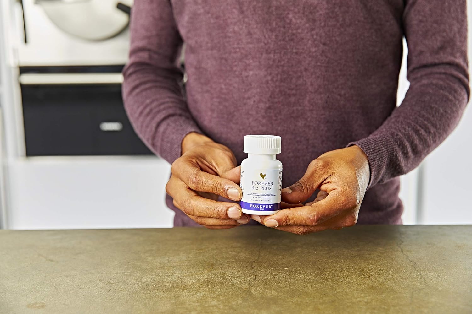 Forever Living B12 Plus - Vegan Essential B Vitamins for Energy, Immune Support, and Red Blood Cell Health - 60 Tablets