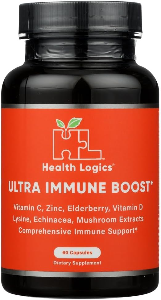 Fortify! Immune Support Capsules with Vitamin C, Zinc, Elderberry, Vitamin D, and Mushroom Extracts, 60 Veggie Caps - Powerful Antioxidant Formula