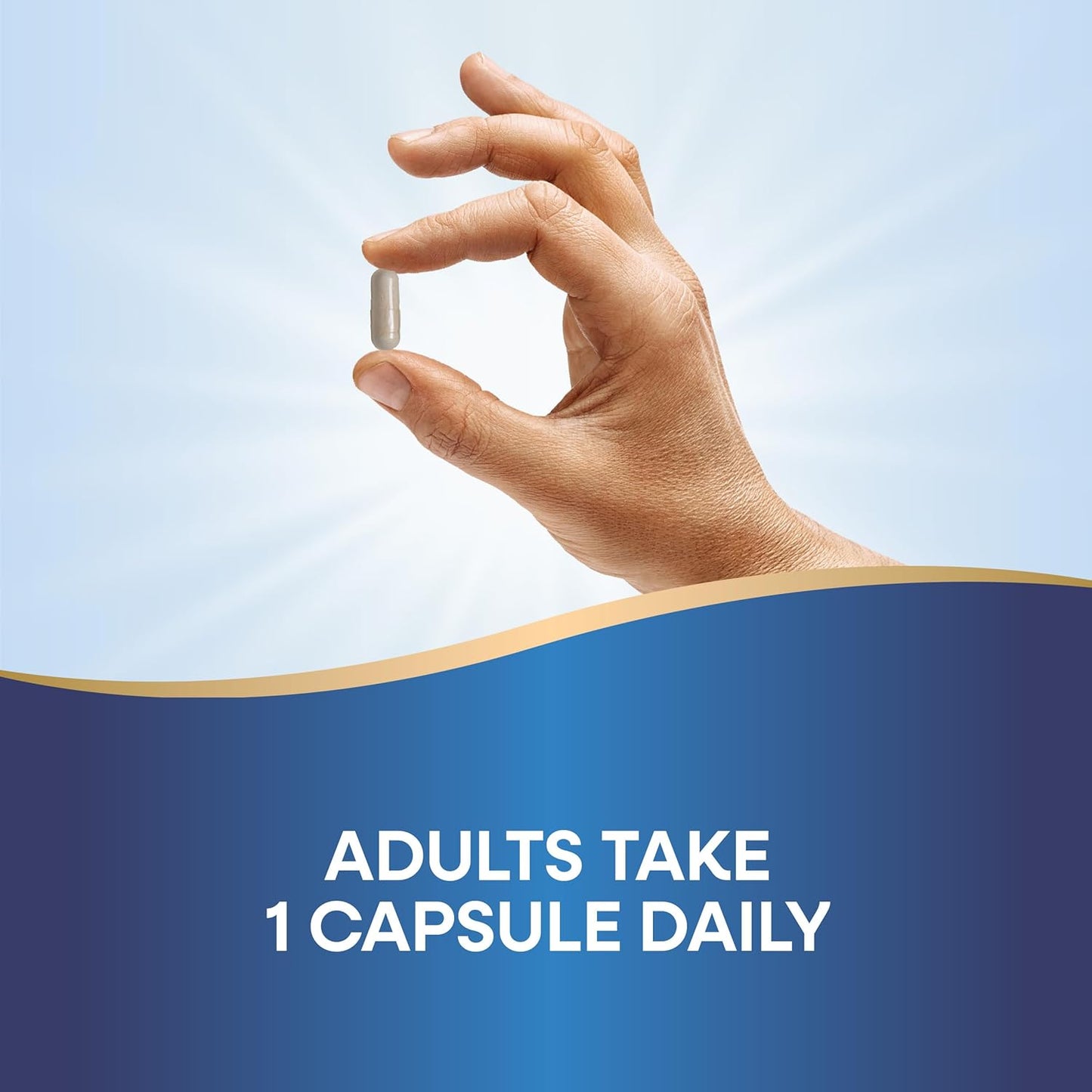 Fortify Optima Probiotic for Adults 50+: 50 Billion Live Cultures, Digestive & Immune Health, No Refrigeration, 30 Capsules