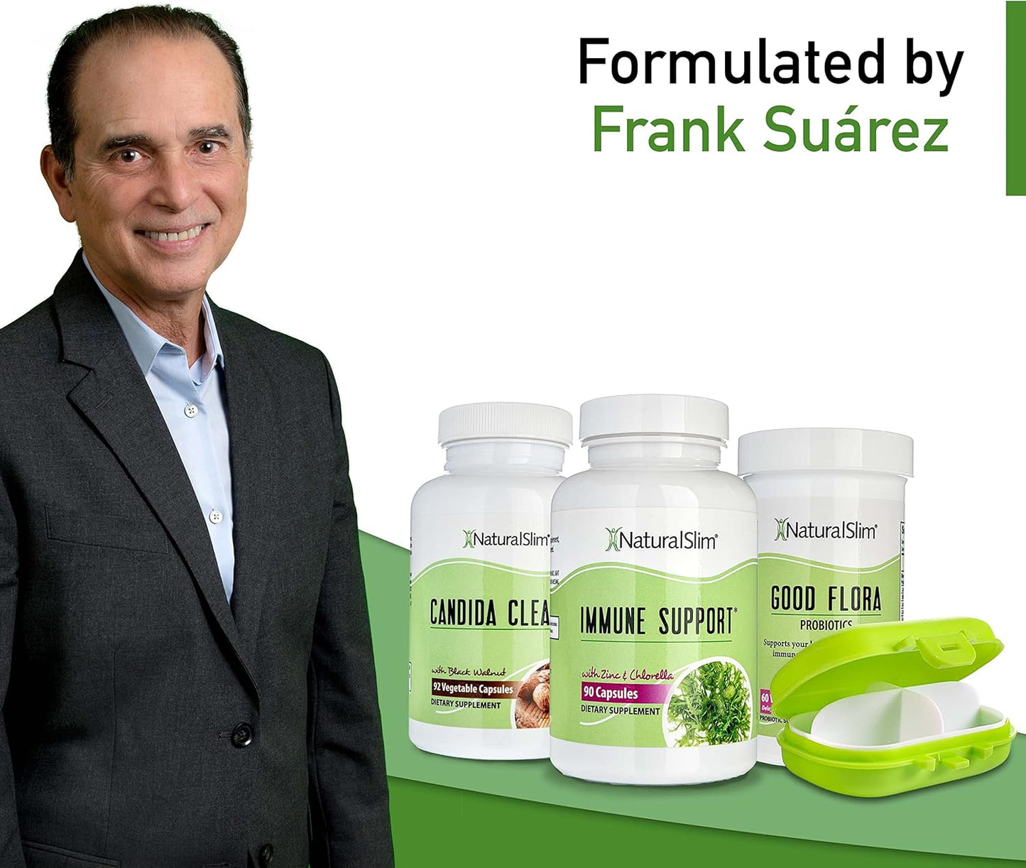 Frank Suarez NaturalSlim Candiseptic Kit - Two Pack for Natural Slimming Formula Support