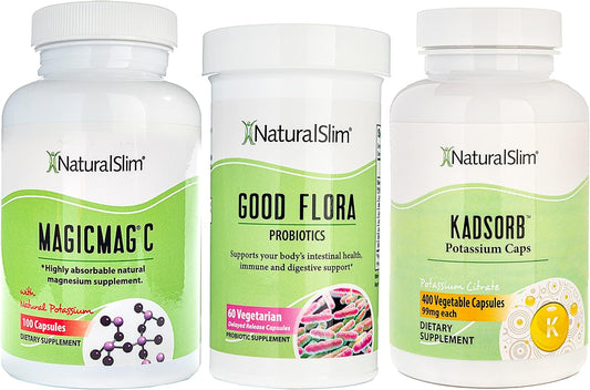 Frank Suarez's NaturalSlim Optimal Health Bundle: Minerals, Probiotics, & Essential Supplements for Overall Health Balance