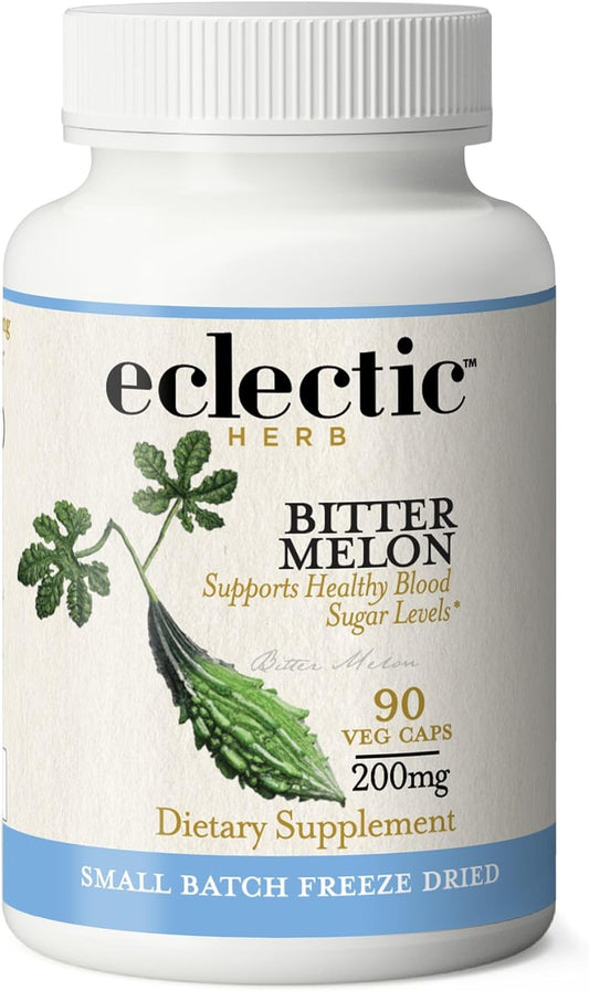 Freeze-Dried Non-GMO Bitter Melon Capsules - 90 Count by Eclectic Institute