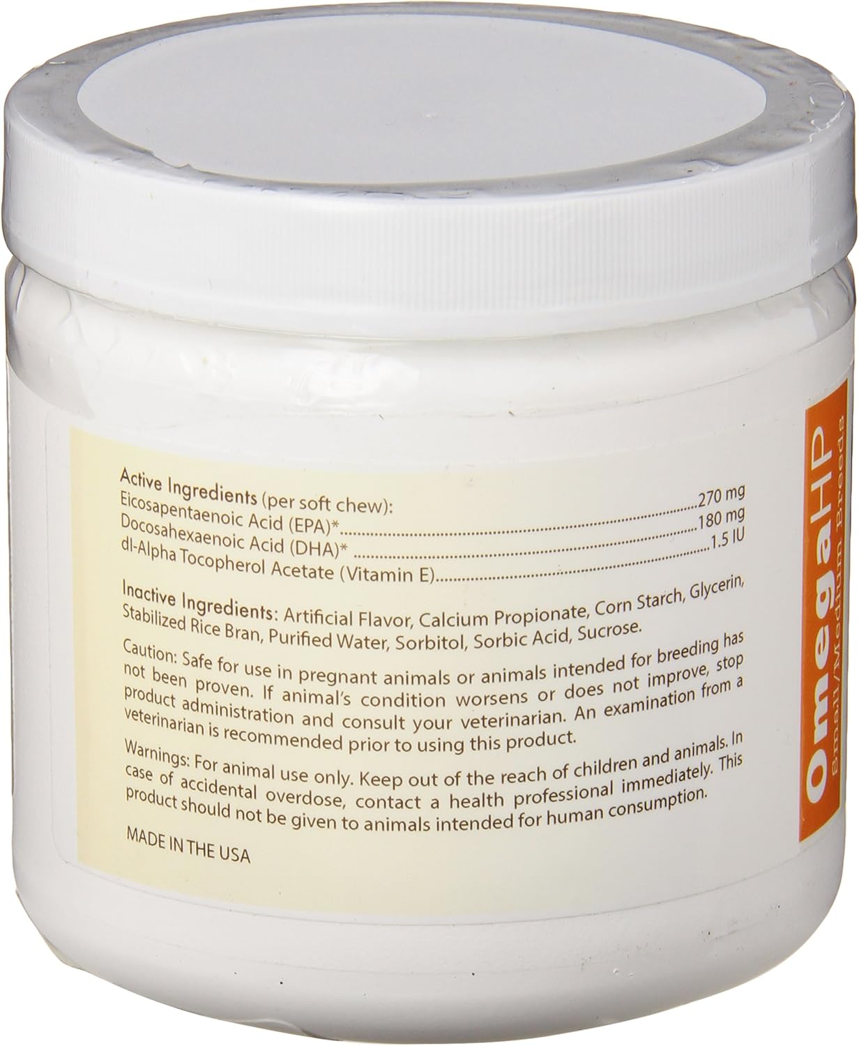 French Bulldog Omega HP Fatty Acid Soft Chews for Healthy Skin & Coat - 60 Count