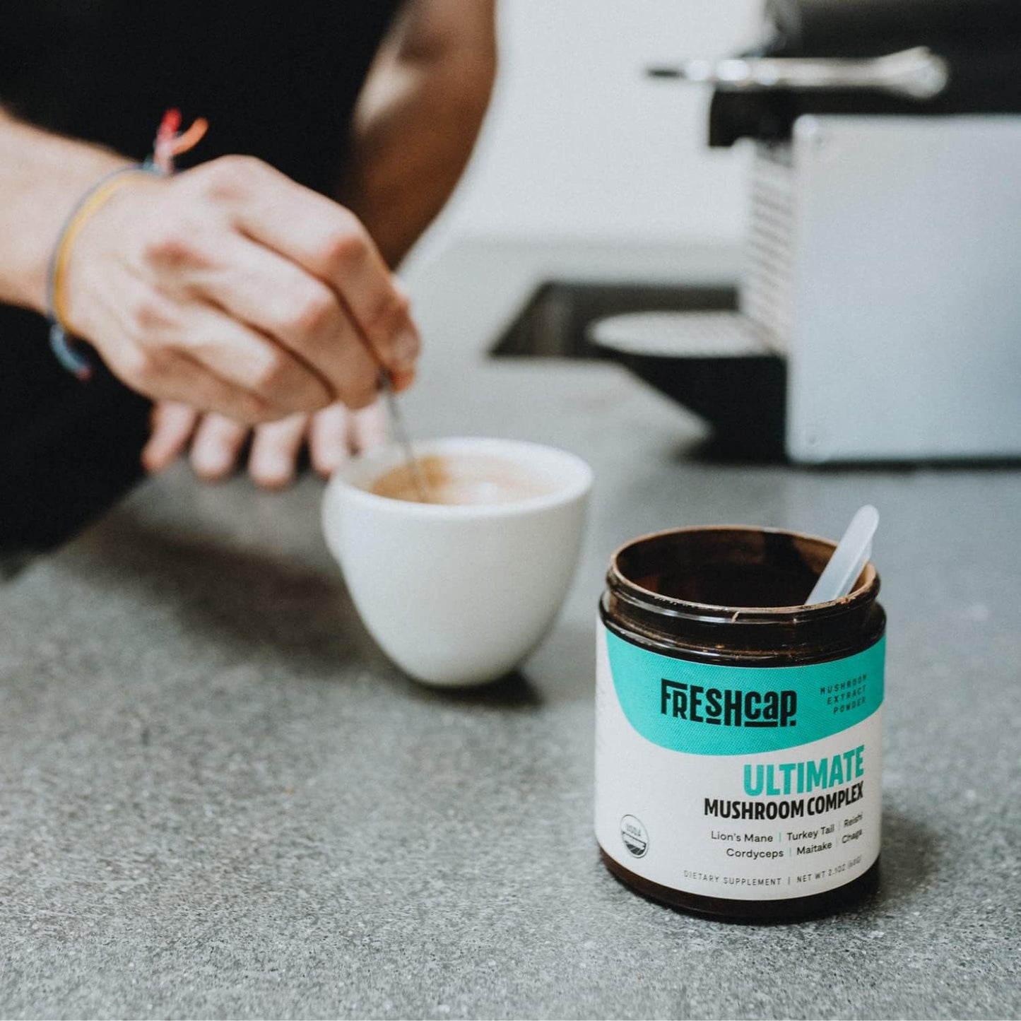 FreshCap Mushrooms Cordyceps Powder and Ultimate Mushroom Complex Energy Bundle