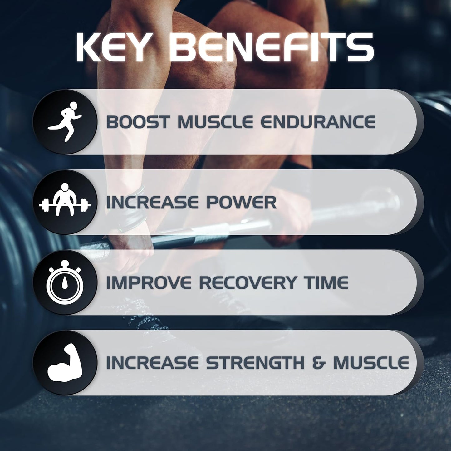 Fruit Punch Flavored GMU SPORT Creatine Monohydrate Drink Powder - 50 Servings, Build Lean Muscle with Creatine!