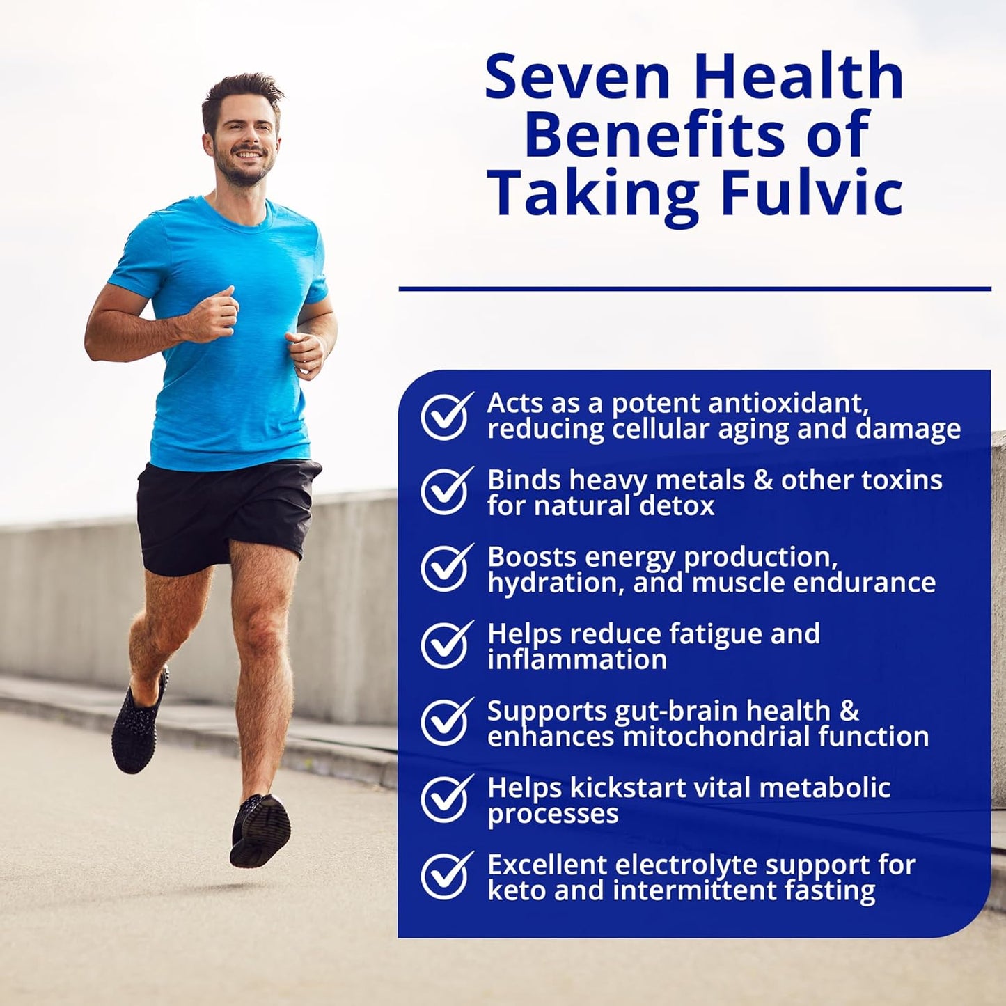 Fulvic Super-Concentrate Liquid by Dr. Tennant - Boosts Cellular Function with Electrons - 120 Day Supply