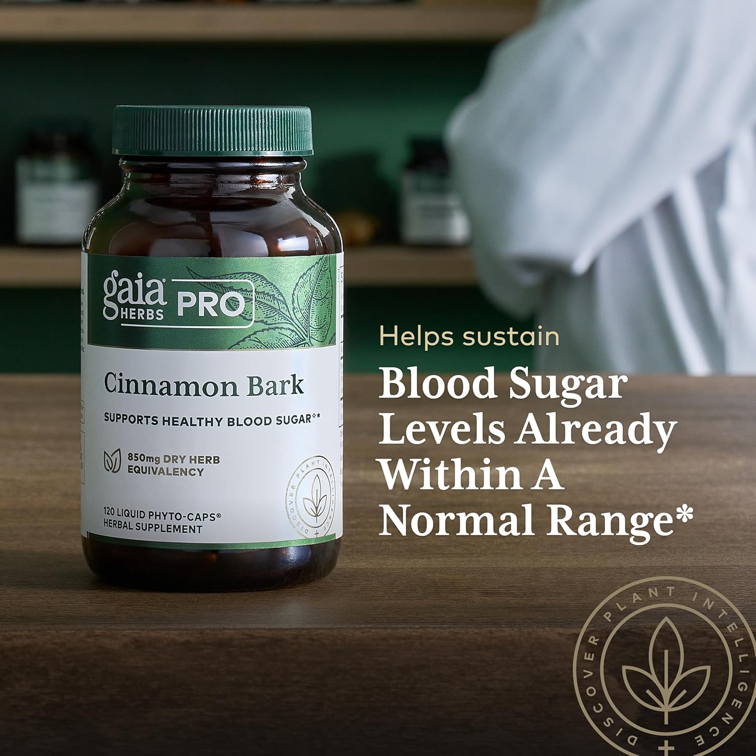 Gaia Herbs Cinnamon Bark Supplement - Gaia PRO Formula for Digestive Health and Immune Support