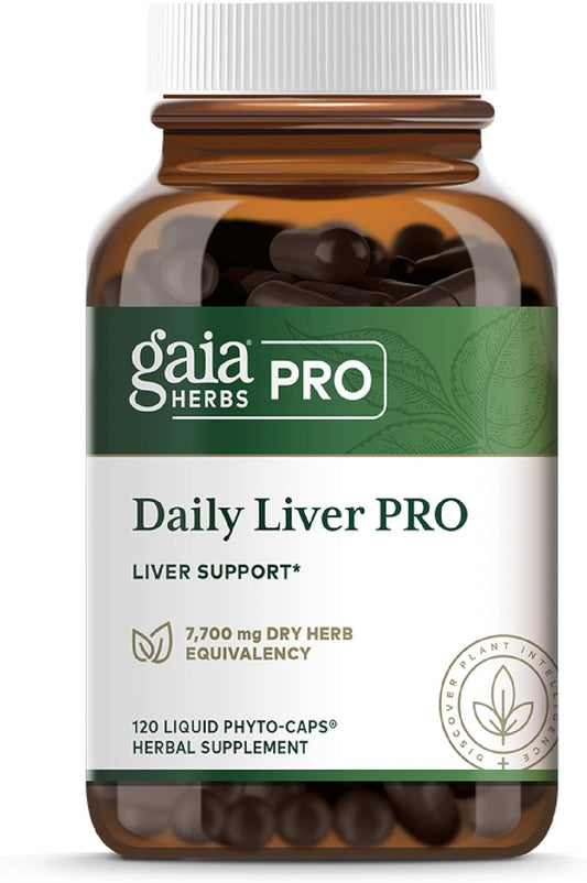 Gaia Herbs Daily Liver Support Supplement for Optimal Liver Health