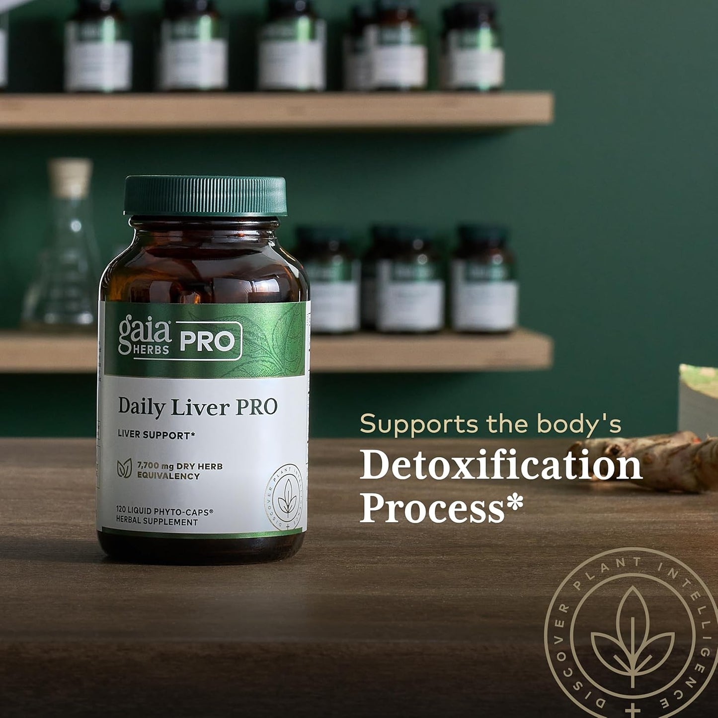 Gaia Herbs Daily Liver Support Supplement for Optimal Liver Health