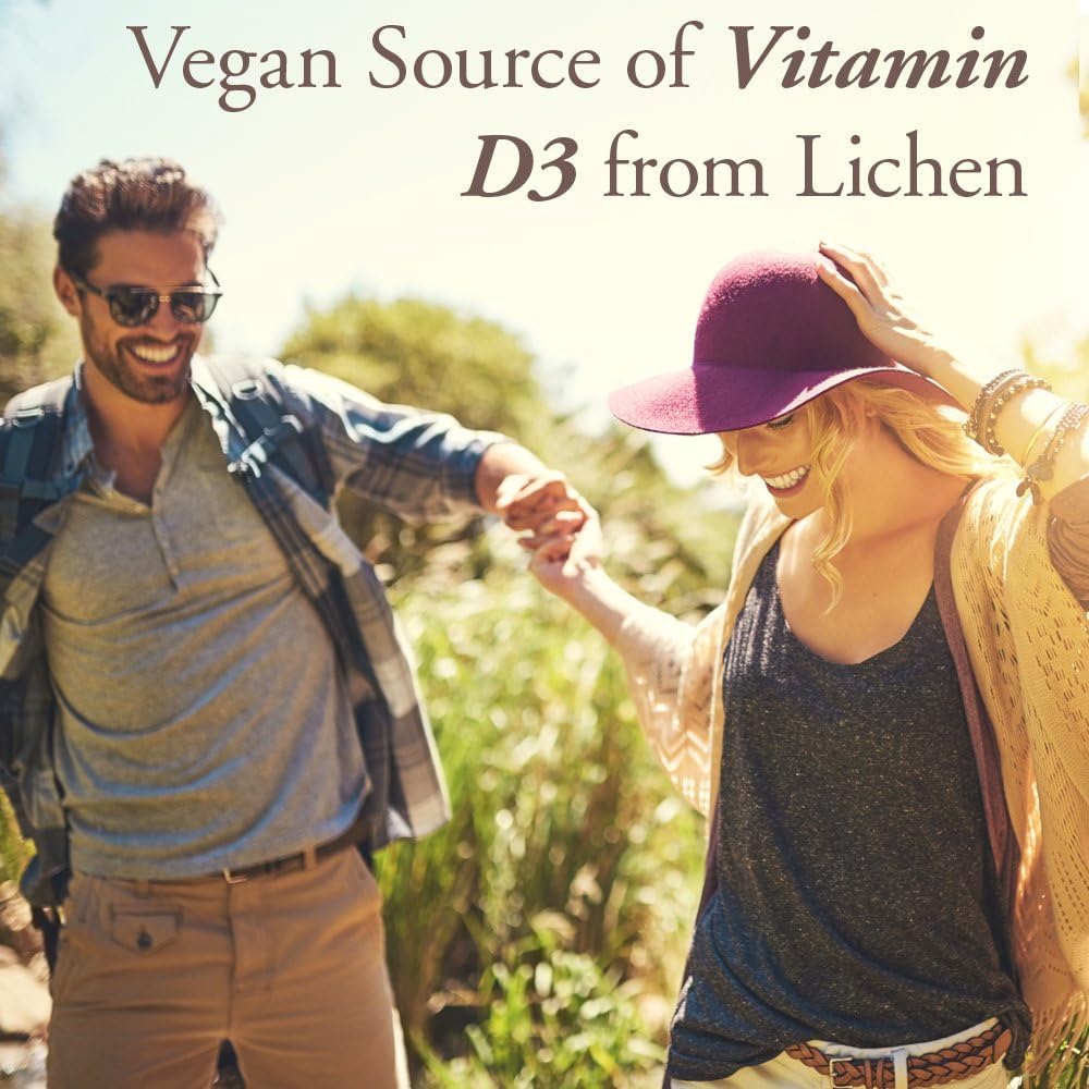 Garden of Life Organics Vegan Vitamin D3 Spray 1000 IU with Zinc Supplements 30mg for Immune & Skin Health
