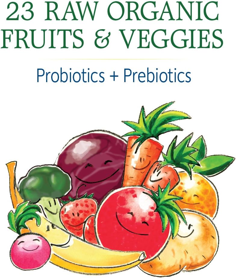 Garden of Life RAW Probiotics Kids Powder - 5 Billion CFU for Digestive & Immune Health - Mild Banana Flavor