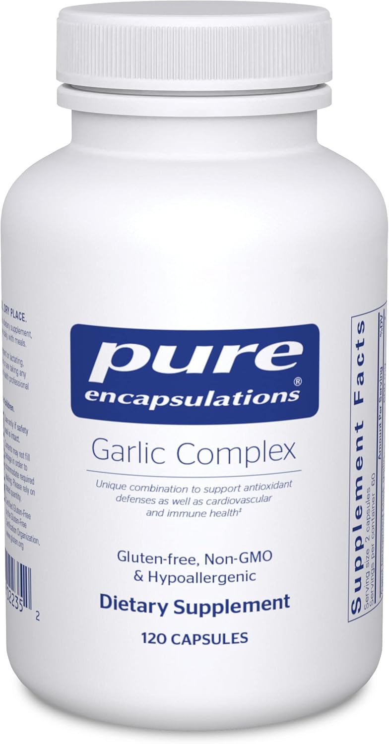 Garlic Complex Supplement for Antioxidant, Immune, Cardiovascular Health - 120 Capsules - BoostGo Australia