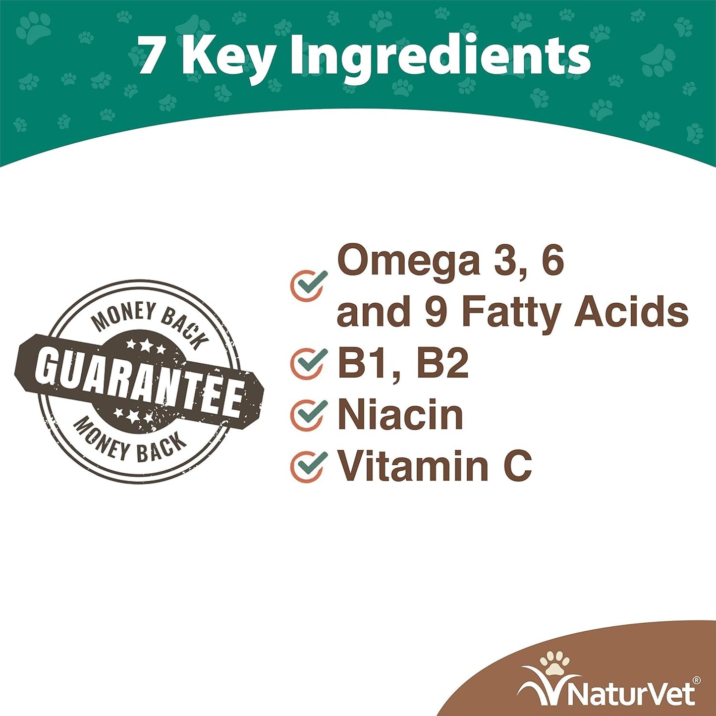 Garlic-Flavored Brewer's Yeast with Omegas for Dogs & Cats - 1000 Chewable Tablets | Omega-3, 6 & 9 Fatty Acids, B Vitamins, Vitamin C Included
