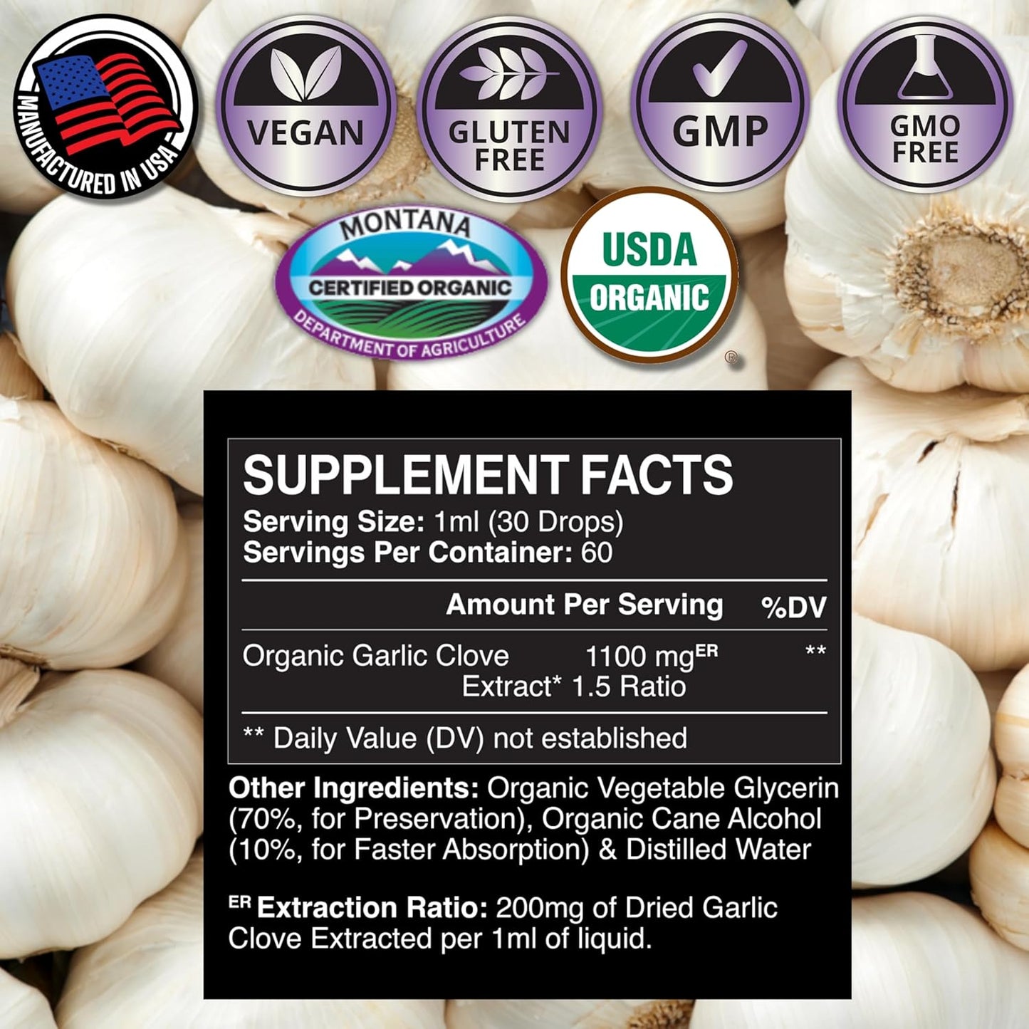 Garlic Tincture and Sciatic Nerve Support Bundle for Zenmen
