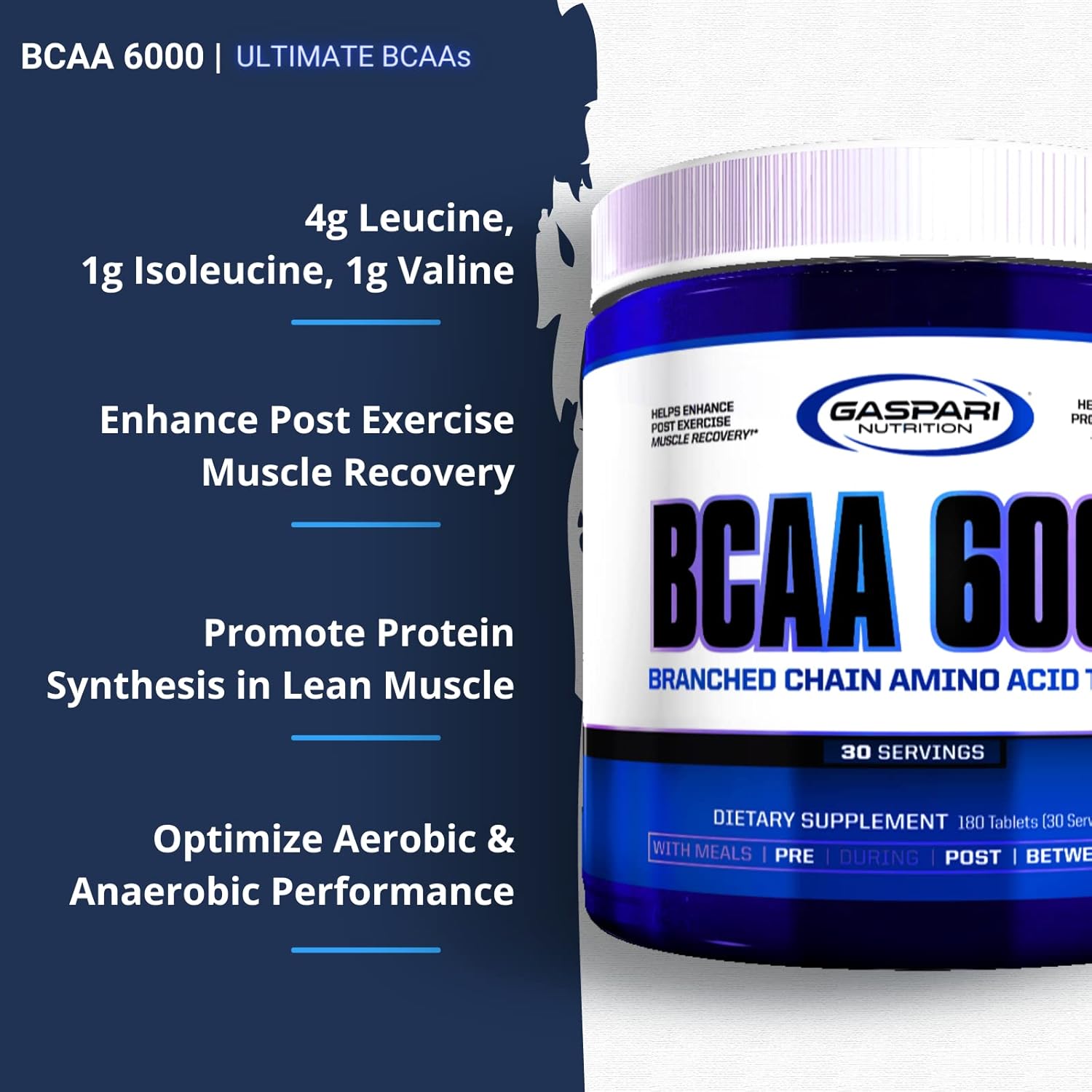 Gaspari Nutrition AminoMax 8000: Advanced Amino Acids for Muscle Recovery, Growth, and Endurance - Includes Creatine, Leucine, Taurine, and BCAAs - 325 Tablets
