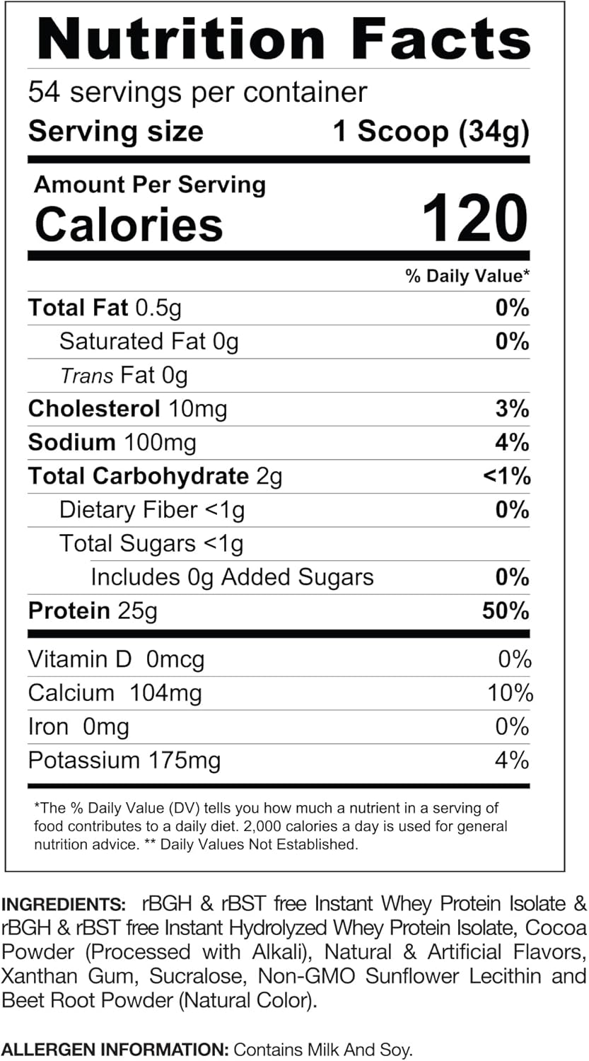 Gaspari Nutrition Proven Whey Neapolitan Ice Cream Flavor - 100% Hydrolyzed Whey Isolate, High Protein, Lactose Free, Low Carb & Sugar - 4lb