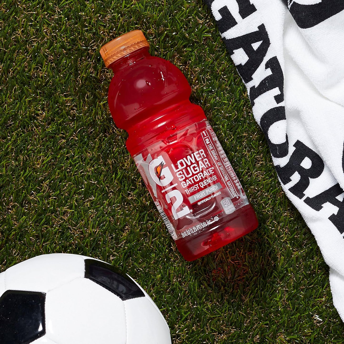 Gatorade G2 Fruit Punch Thirst Quencher - 12 oz Bottles (24 Pack) - Low Sugar Formula