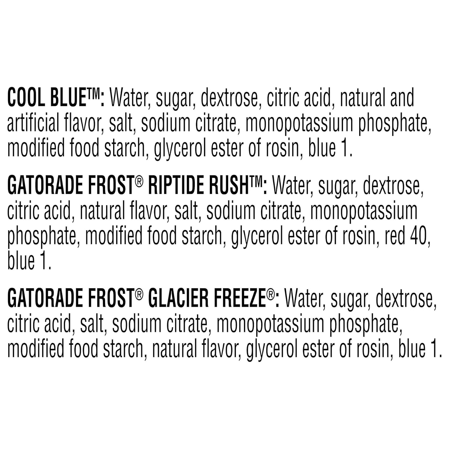 Gatorade Original Thirst Quencher Variety Pack - 3 Frost Flavors, 20 Fl Ounce Bottles - 12 Pack