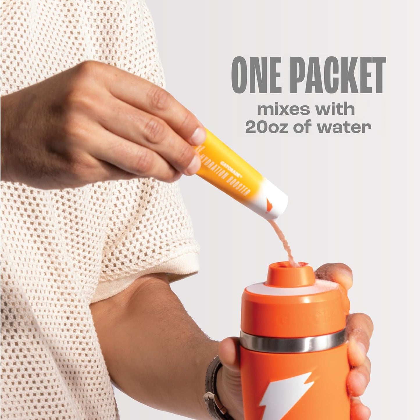 Gatorade Tropical Mango Hydration Booster, 20 fl oz, Pack of 6