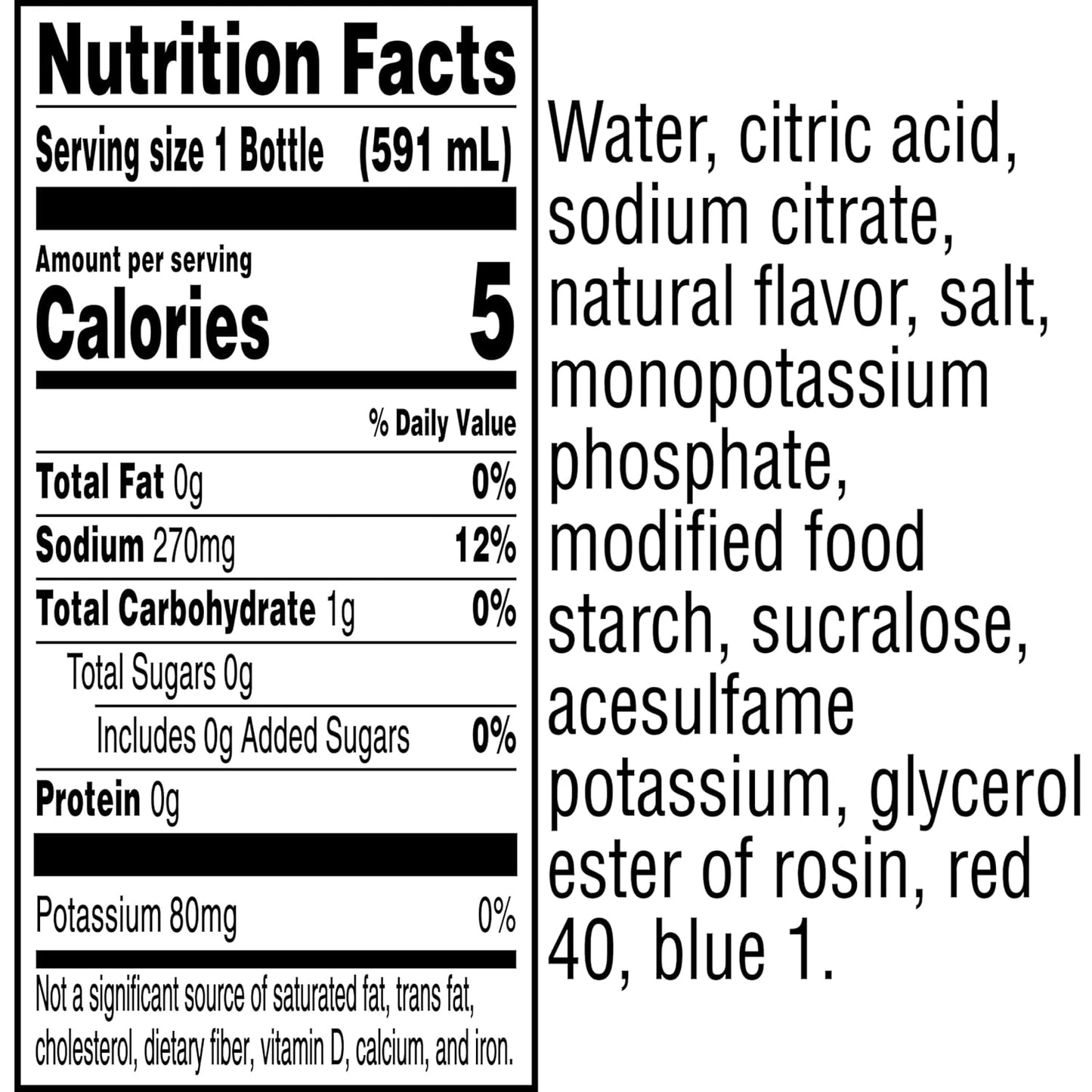 Gatorade Zero Sugar Grape Sports Drink, 20oz Bottles, 8 Pack - Electrolyte Hydration Solution