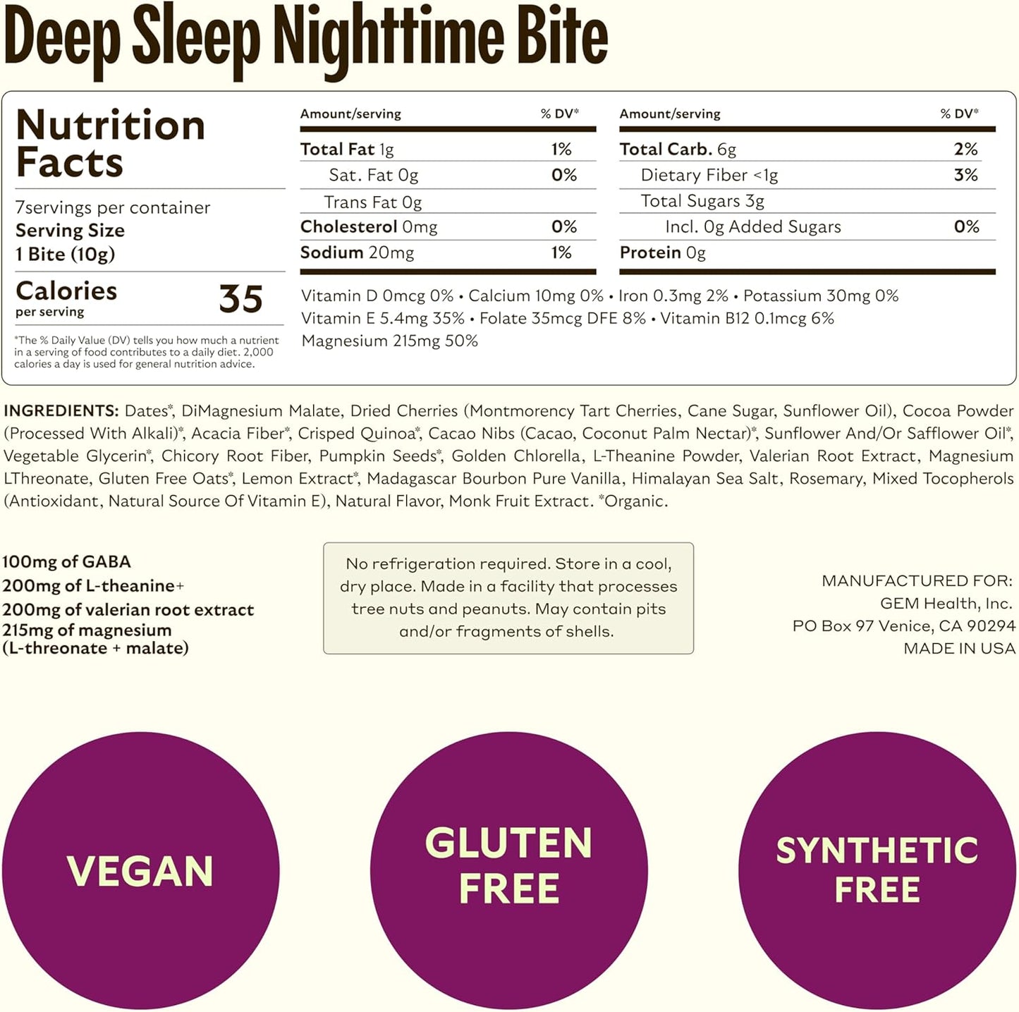 GEM Bite Variety Pack: Multivitamin, Calm, and Sleep Chews for Gut, Skin, Brain, Bone Health & Immunity Support