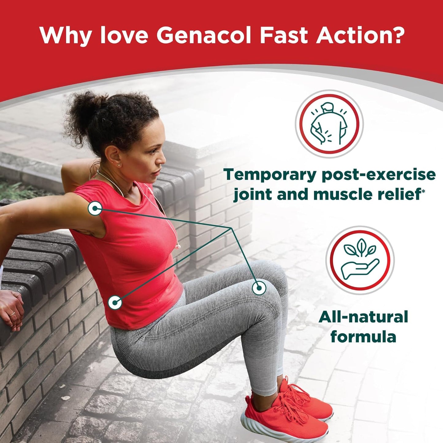 Genacol Dual Action Bundle: Original 180 Capsules + Fast-Acting 60 Softgels