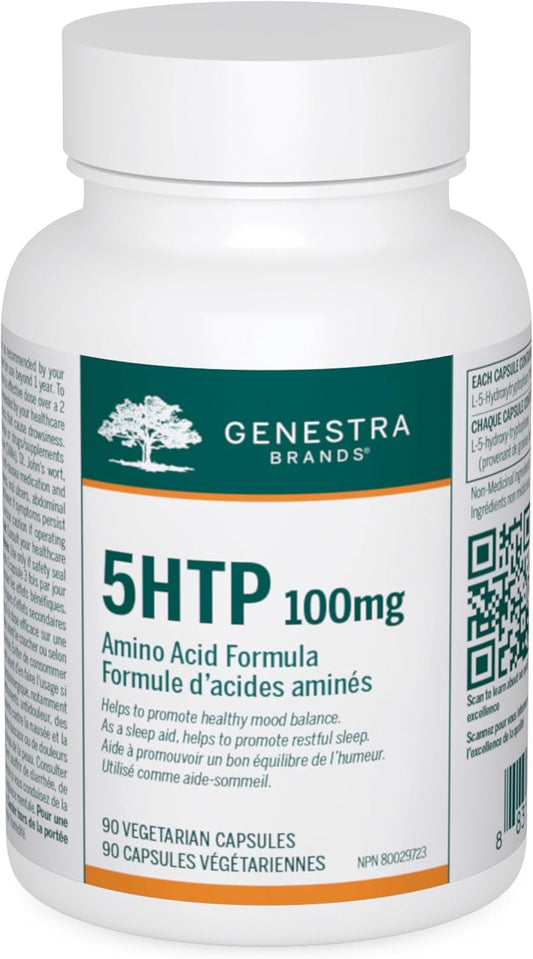Genestra Brands 5HTP 100mg Capsules for Sleep and Mental Balance - 90 Count