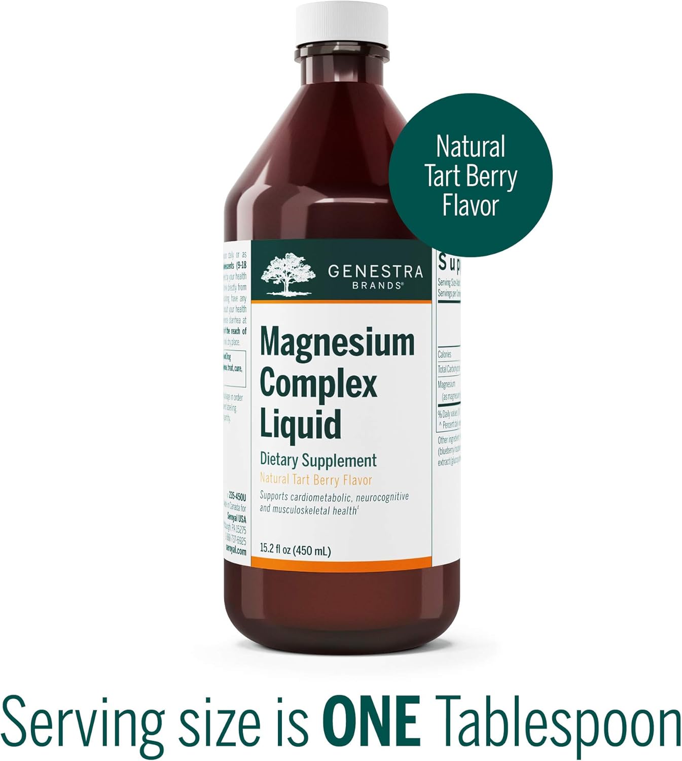 Genestra Brands Magnesium Complex Liquid | Organic Blend of Three Magnesium Sources | 15.2 fl oz - BoostGo Australia