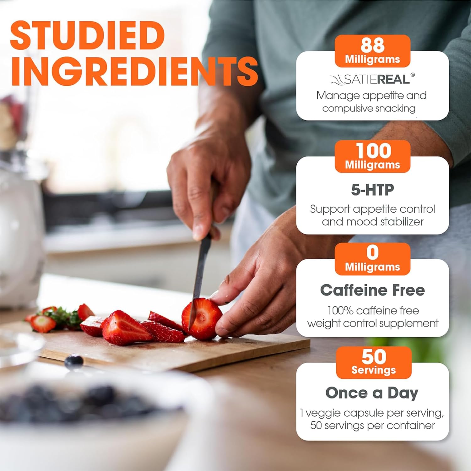 Genius Diet Pills for Weight Loss Support - Appetite Suppressant with 5-HTP & Saffron - Cortisol & Thyroid Support - 50 Veggie Capsules - BoostGo Australia