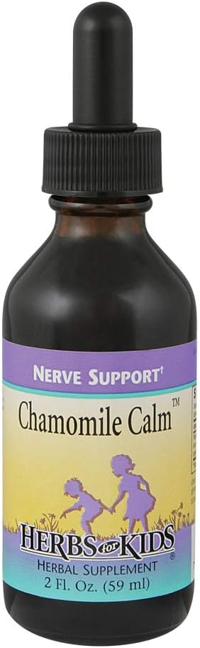 Gentle Chamomile Calm Herbal Drops for Children - 2oz Bottle