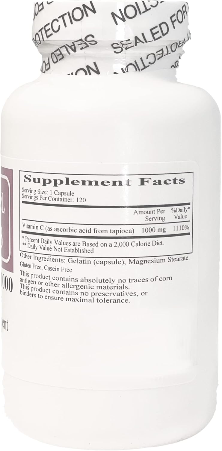 Gentle Vitamin C from Tapioca for Sensitive Stomachs - 2-Pack for Convenience
