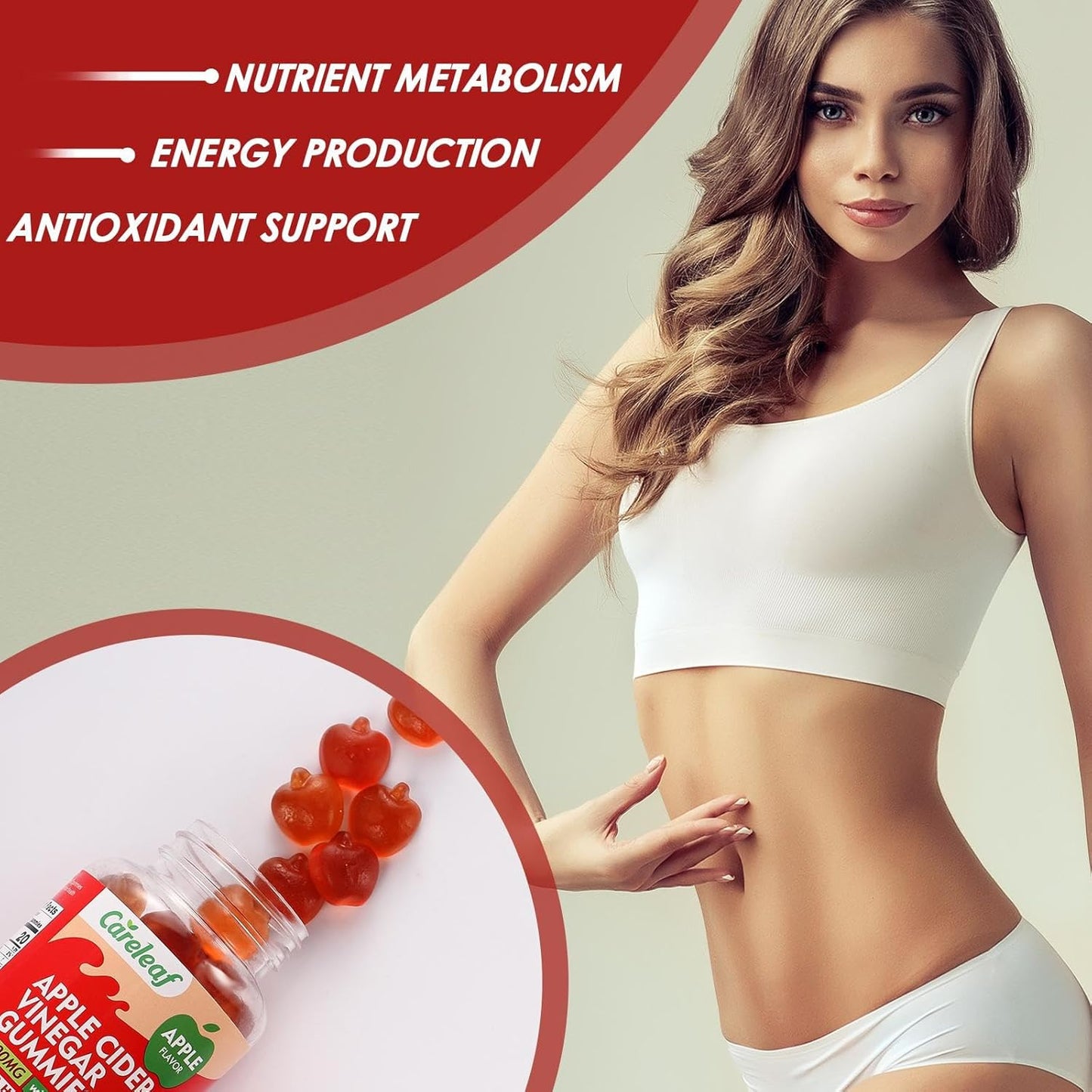 Get 2 Apple Cider Vinegar Gummies and Add Ashwagandha Gummies for $1 at careleaf