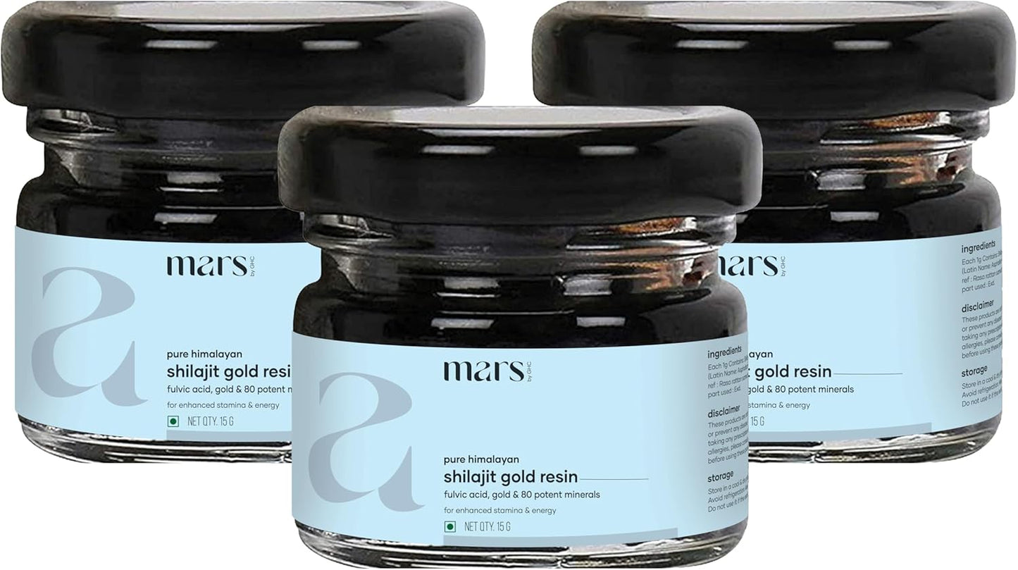 GHC Pure Himalayan Shilajit Resin (180g) Pack - Organic Sourced Shilajit from The Himalayas with Trace Minerals - Good Health Company