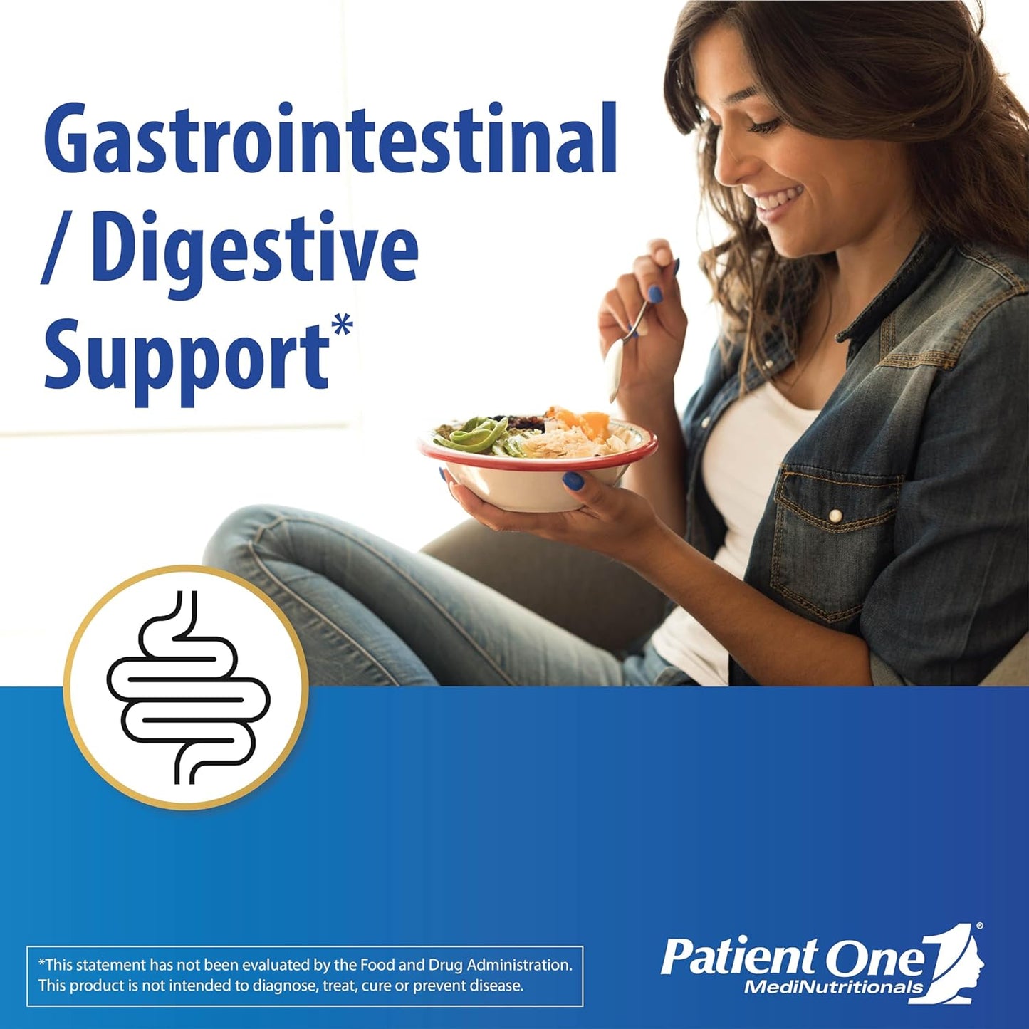 GI-One Supplement for Food Metabolism and Nutrient Absorption* | Digestive Enzyme Complex | 90 Capsules