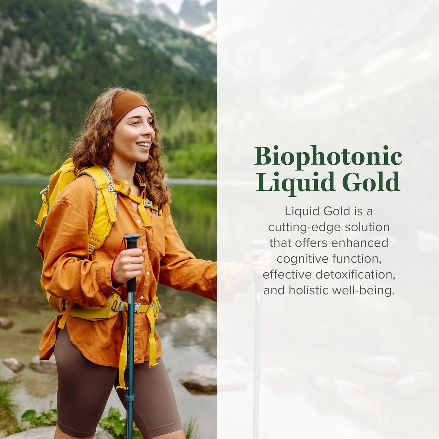 Global Healing Center Biophotonic Liquid Gold Supplement Spray - 1 Fl Oz - Enhance Your Health Today
