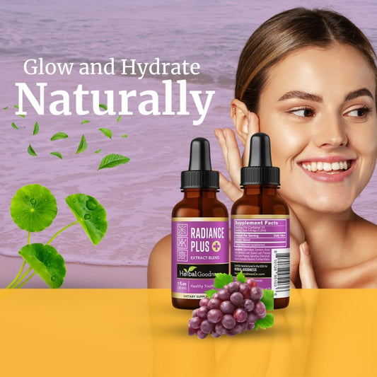 Glow-Enhancing Liquid Collagen with Vital Proteins, Liposomal Glutathione, and Vitamins for Hair, Skin, and Nails